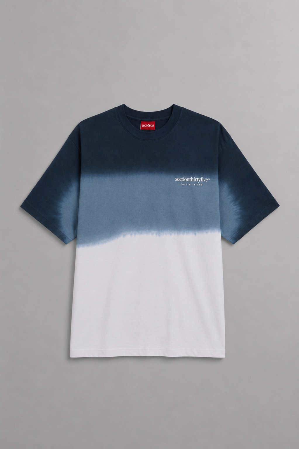 Dip Dye Wordmark Tee - Black
