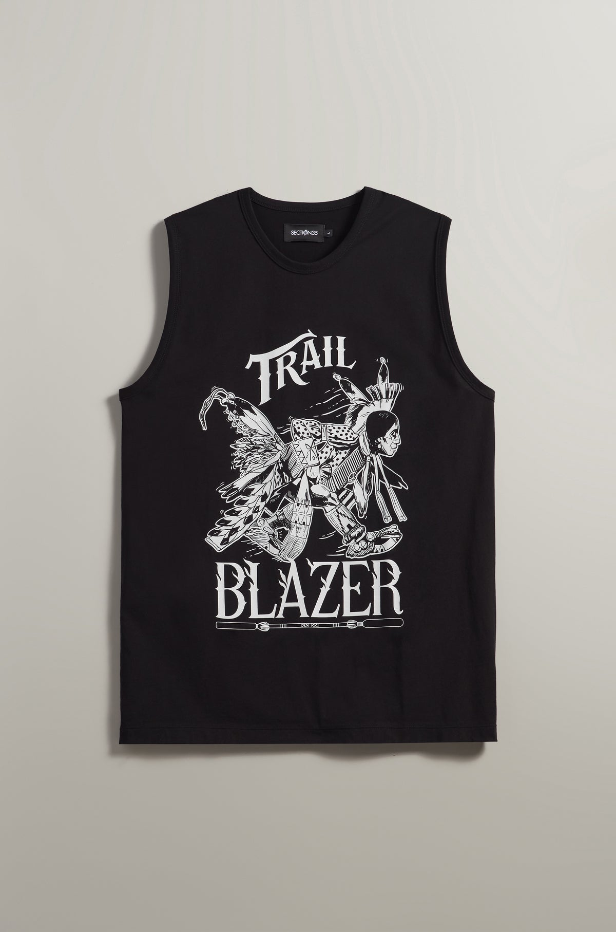 SECTION 35 x Wacipi State Trail Blazer Tank Top - Black