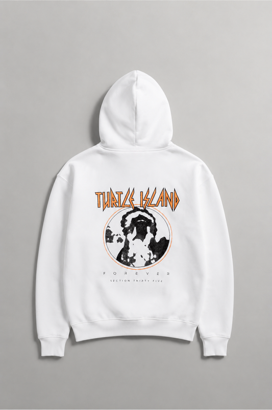 Turtle Island 4Ever Hoodie - White