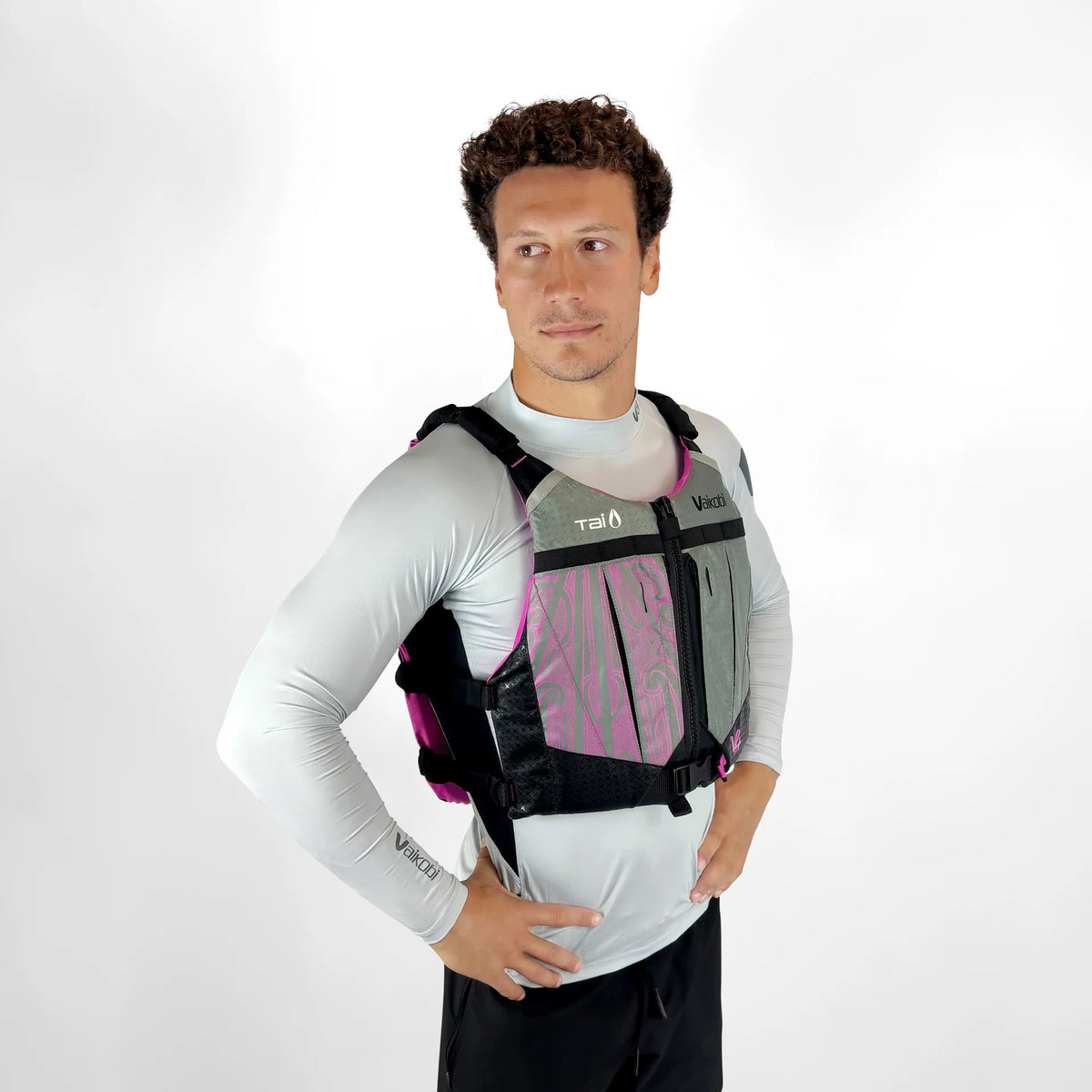 TAI x Vaikobi V4 PFD Pūhoro Design - Pink/Grey (**PRE-ORDER** )