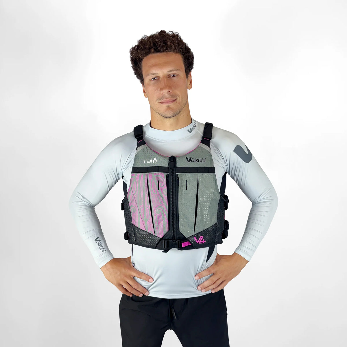 TAI x Vaikobi V4 PFD Pūhoro Design - Pink/Grey (**PRE-ORDER** )