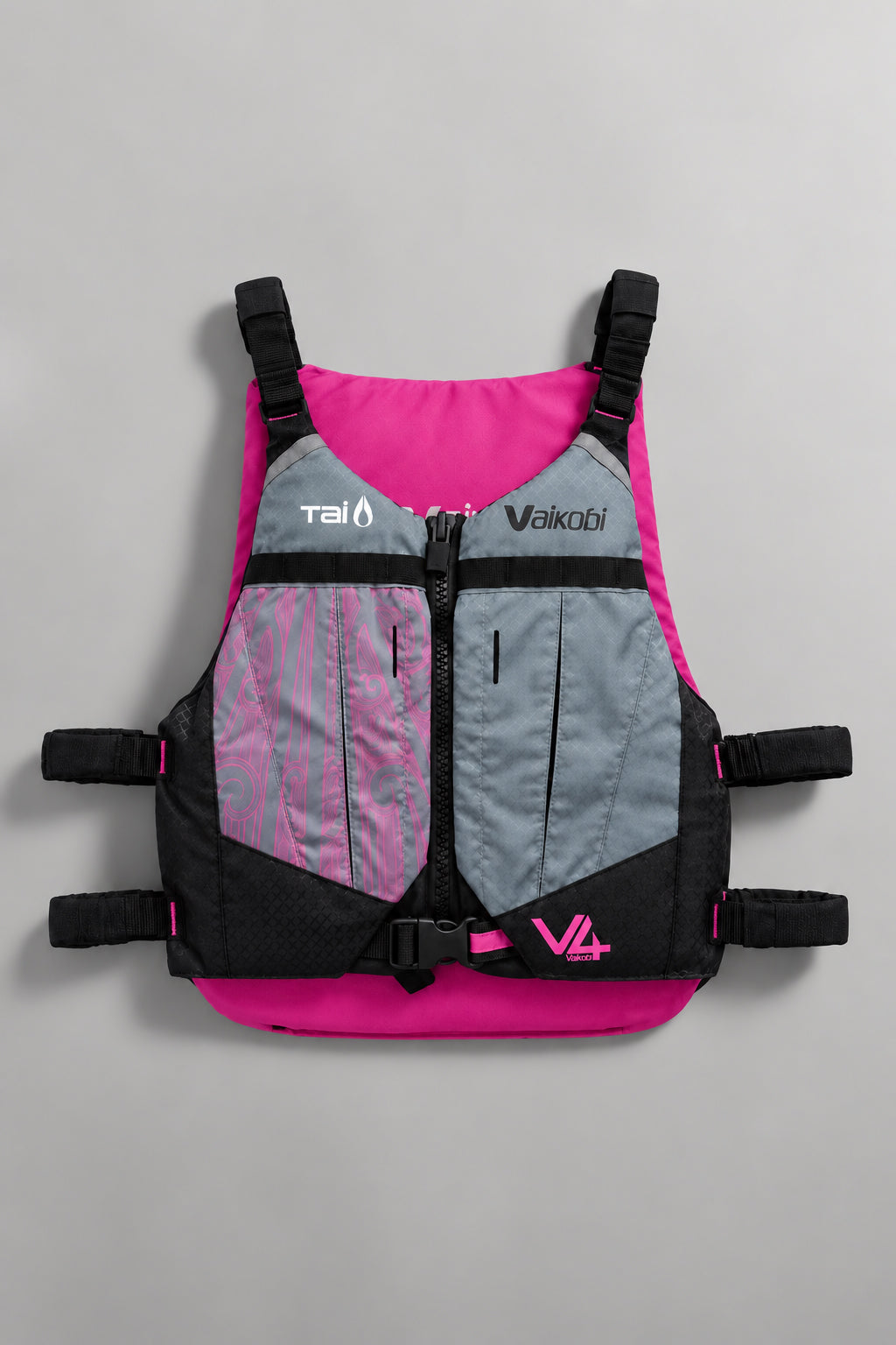 TAI x Vaikobi V4 PFD Pūhoro Design - Pink/Grey