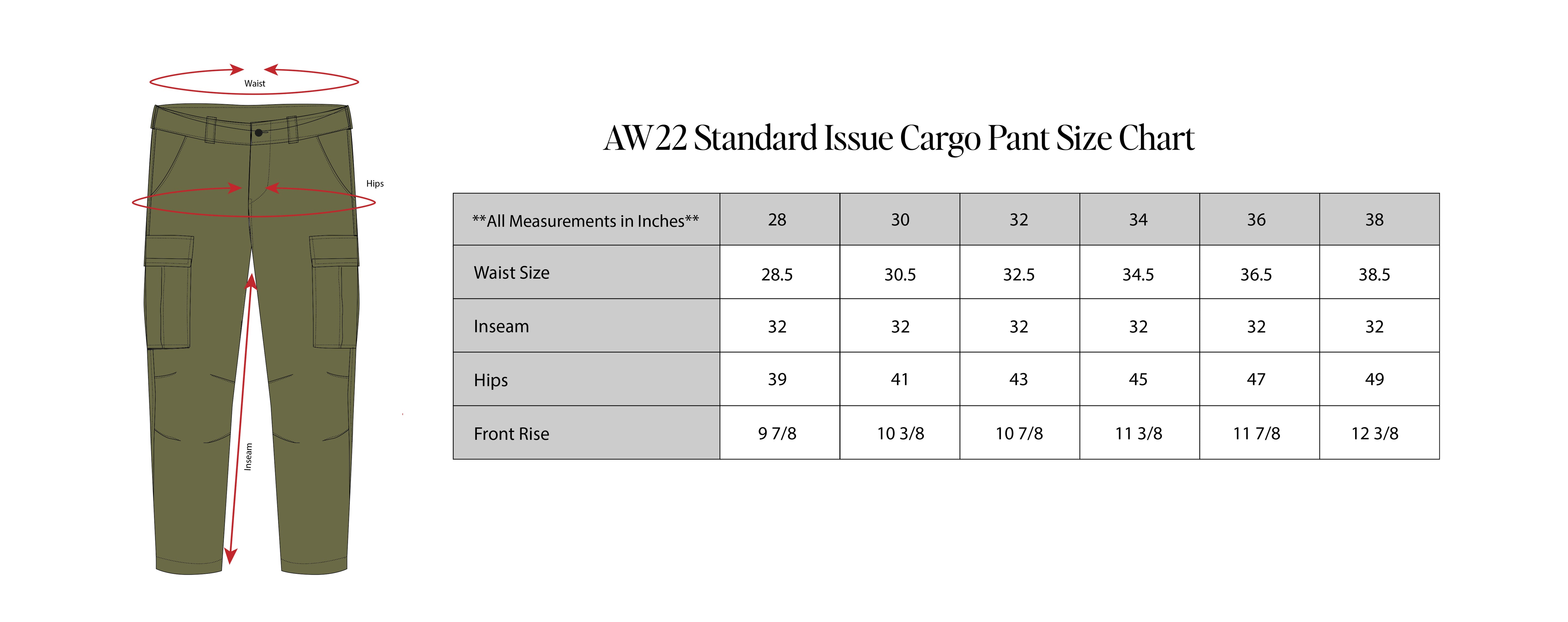 Standard Issue Cargo Pant - Khaki