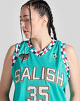 Salish Sea Teal Swingman Jersey by Mitchell & Ness