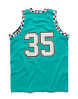 Salish Sea Teal Swingman Jersey by Mitchell & Ness