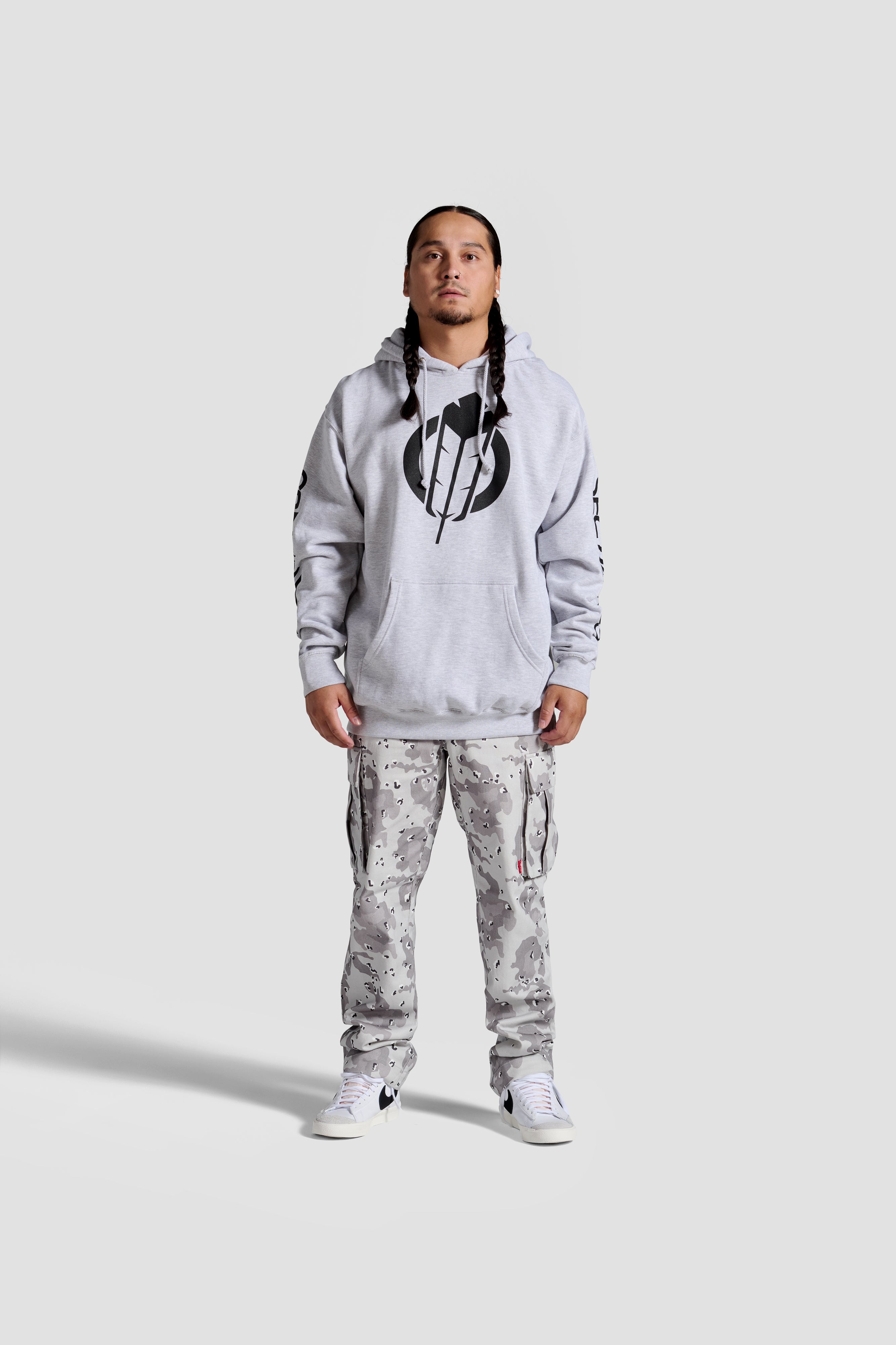 OG TF Hoodie - Heather/Black