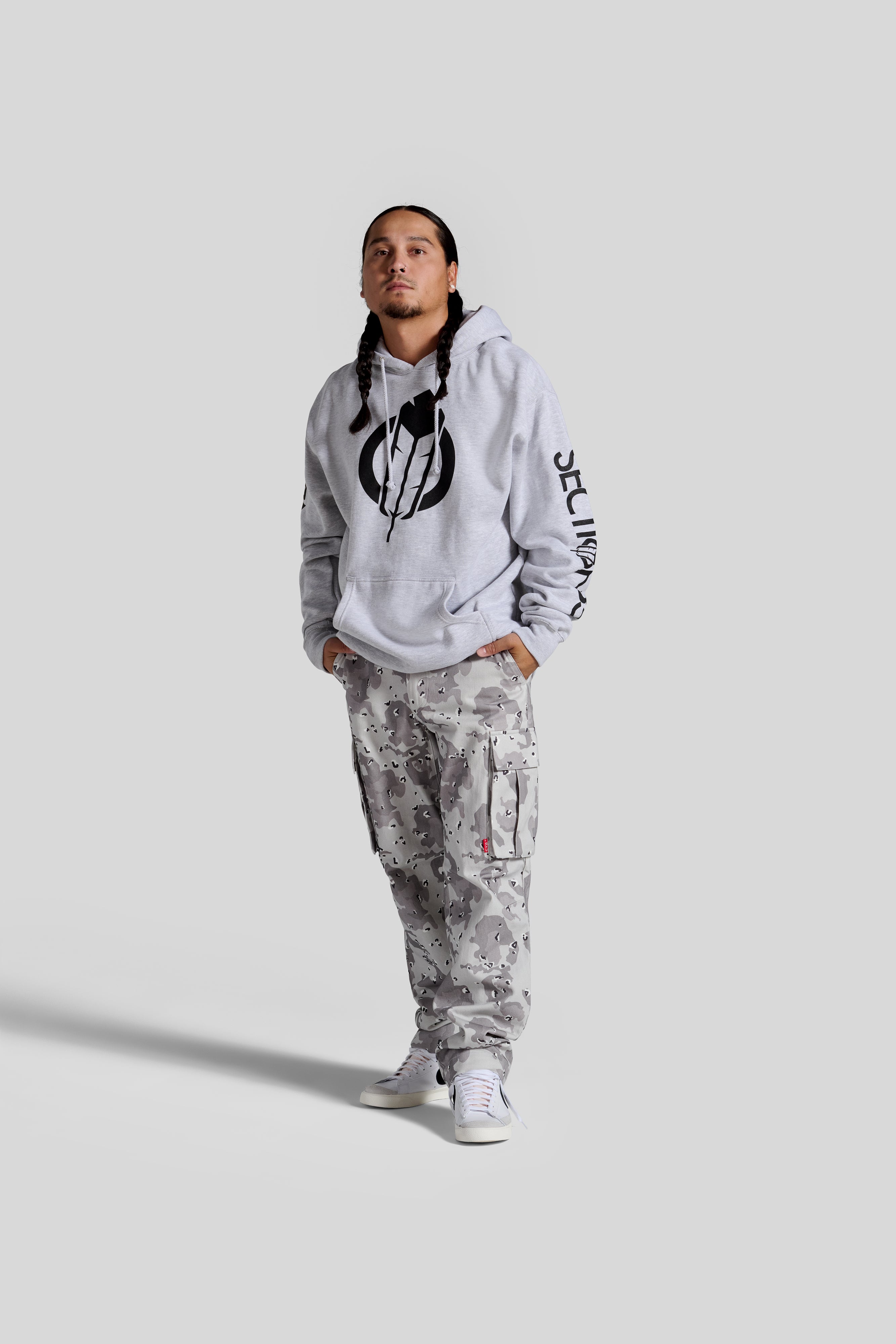 OG TF Hoodie - Heather/Black