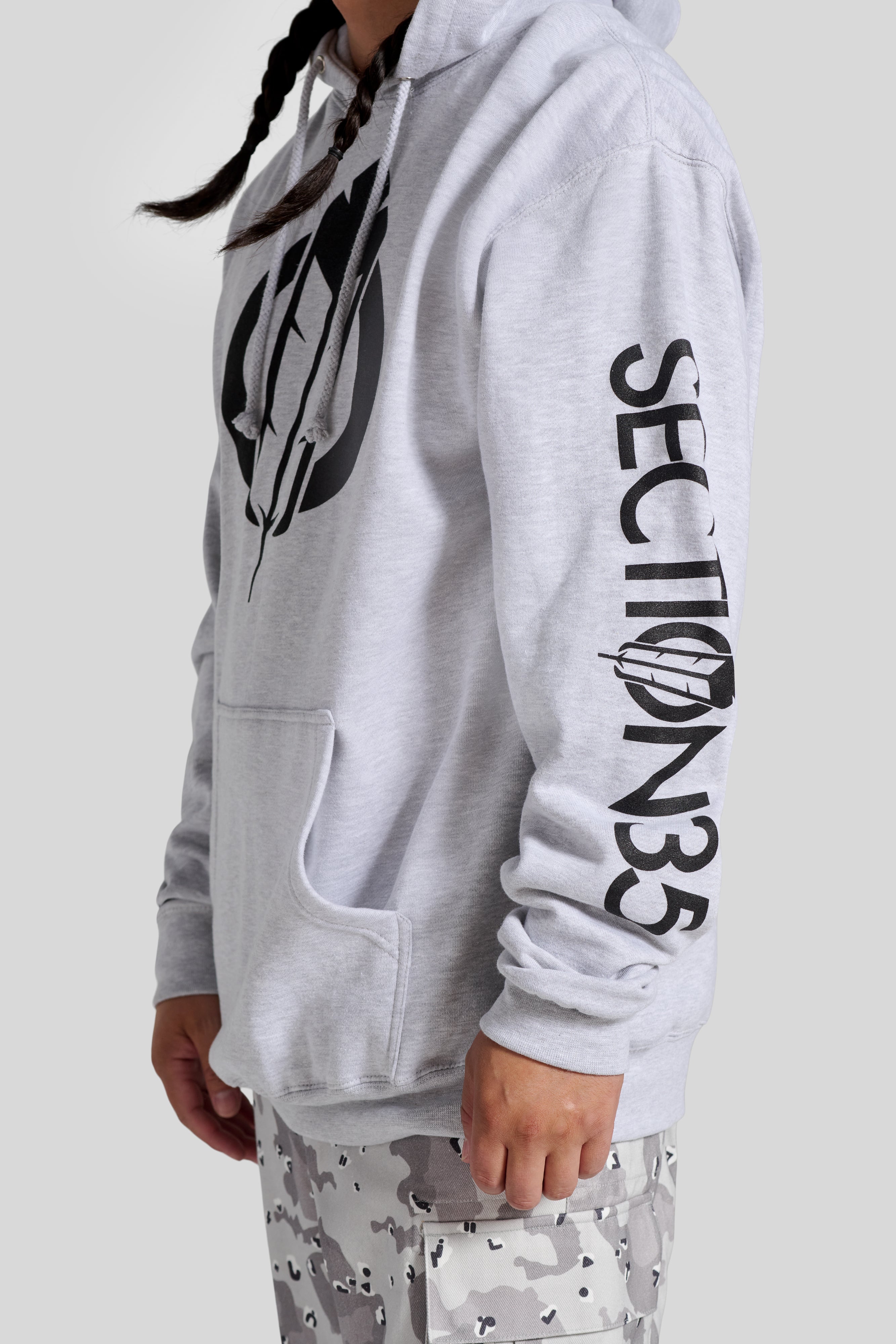 OG TF Hoodie - Heather/Black