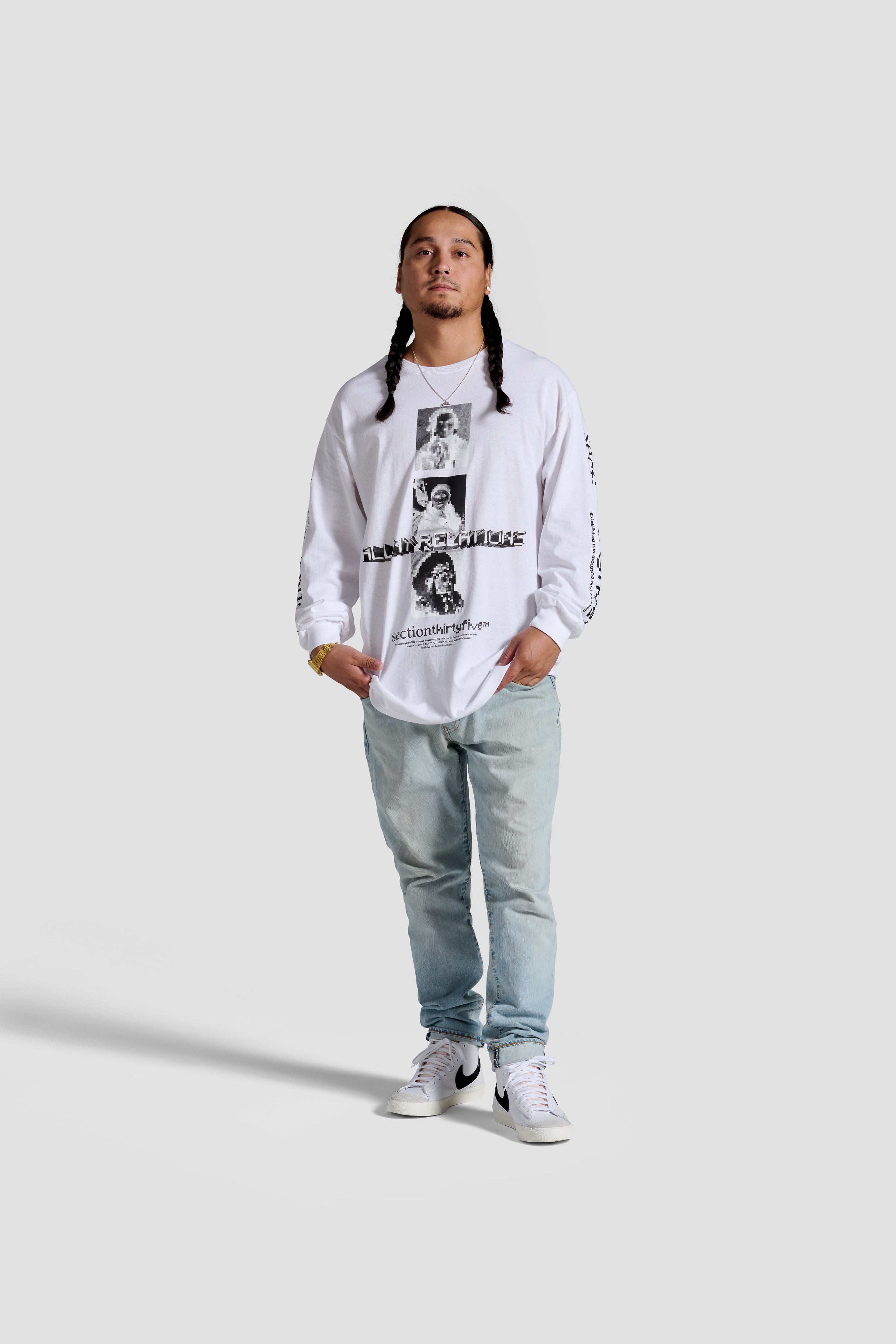 AMR L/S - White