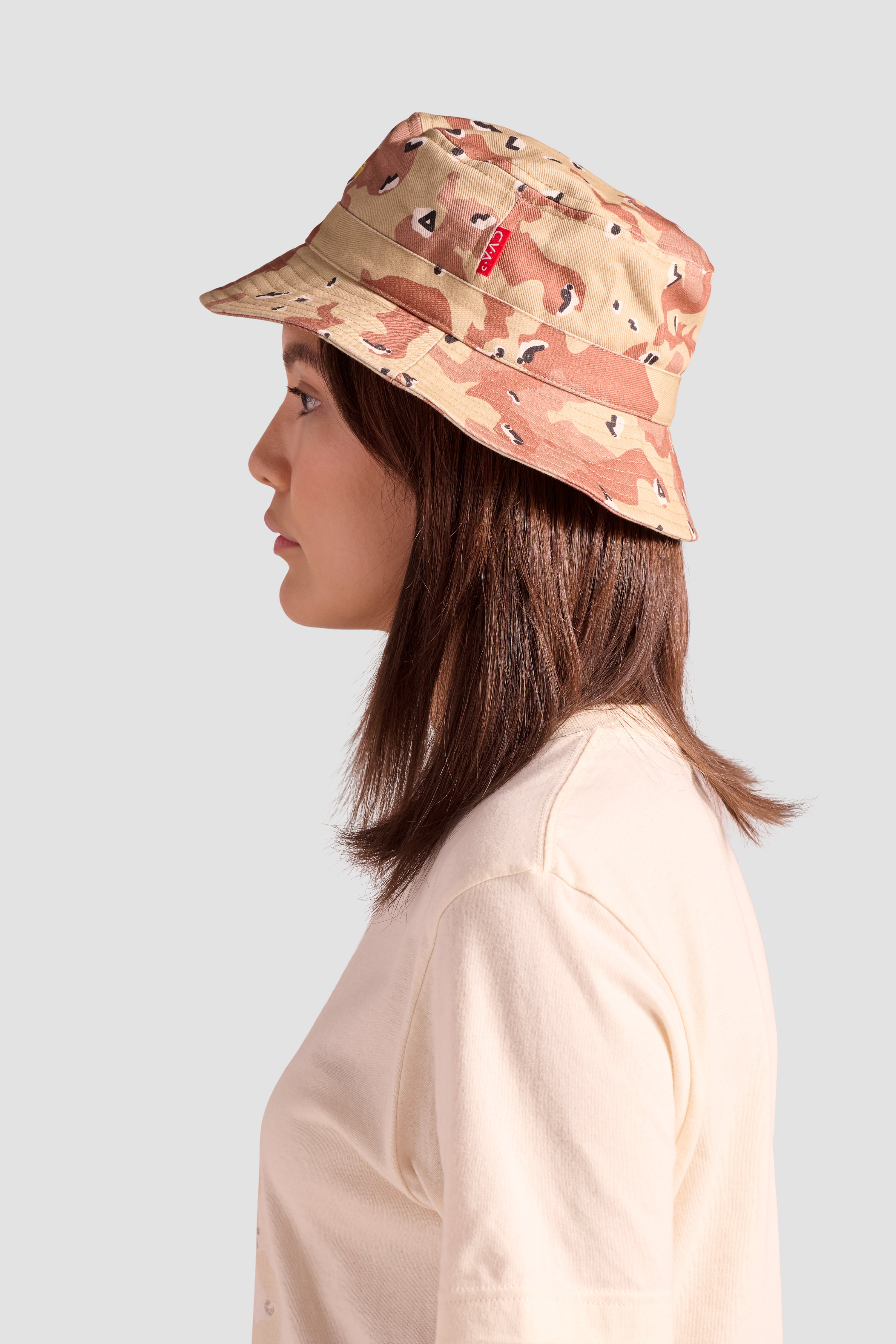 Syllabic Desert Camo Bucket Hat