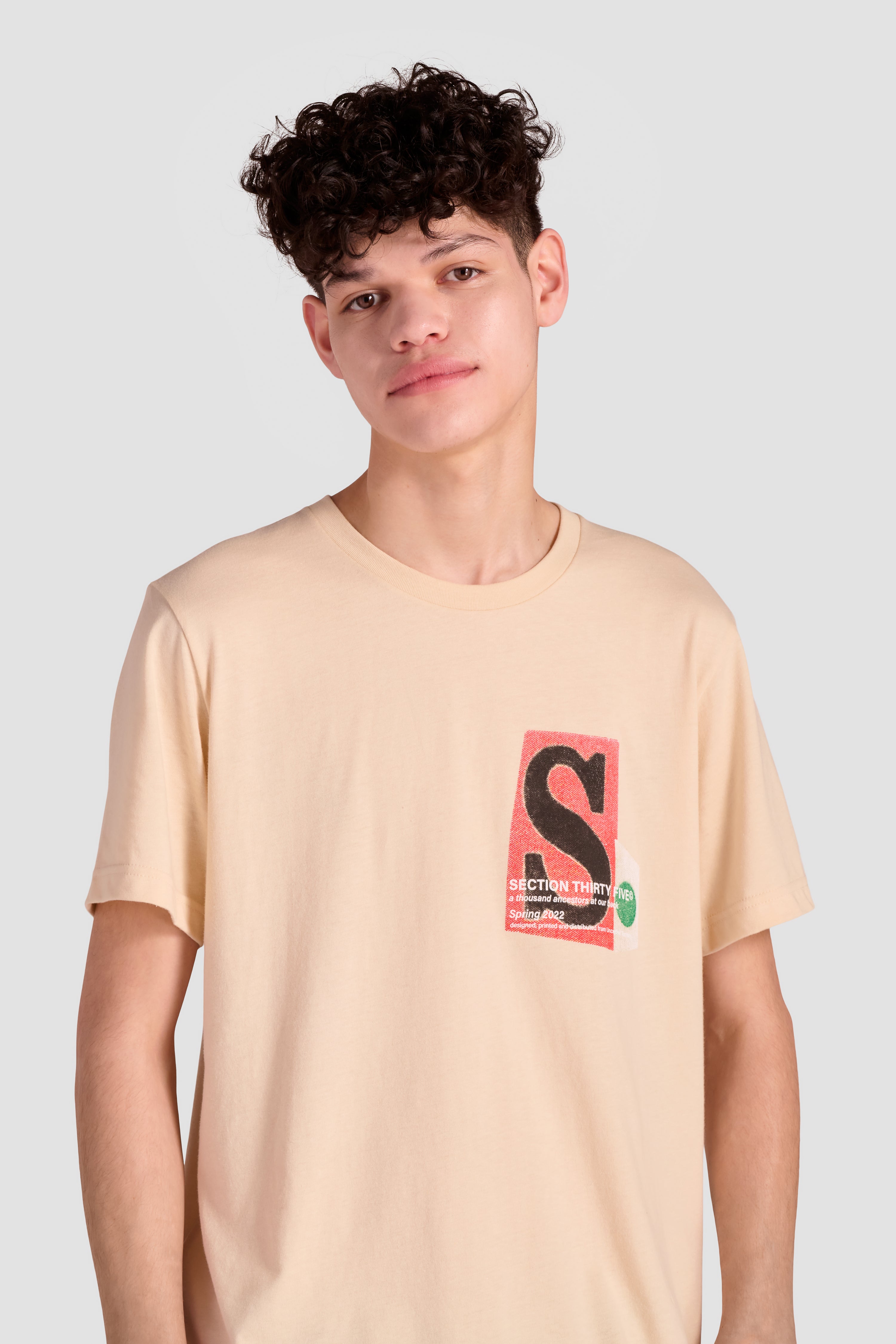 Past/Present Tee - Sand