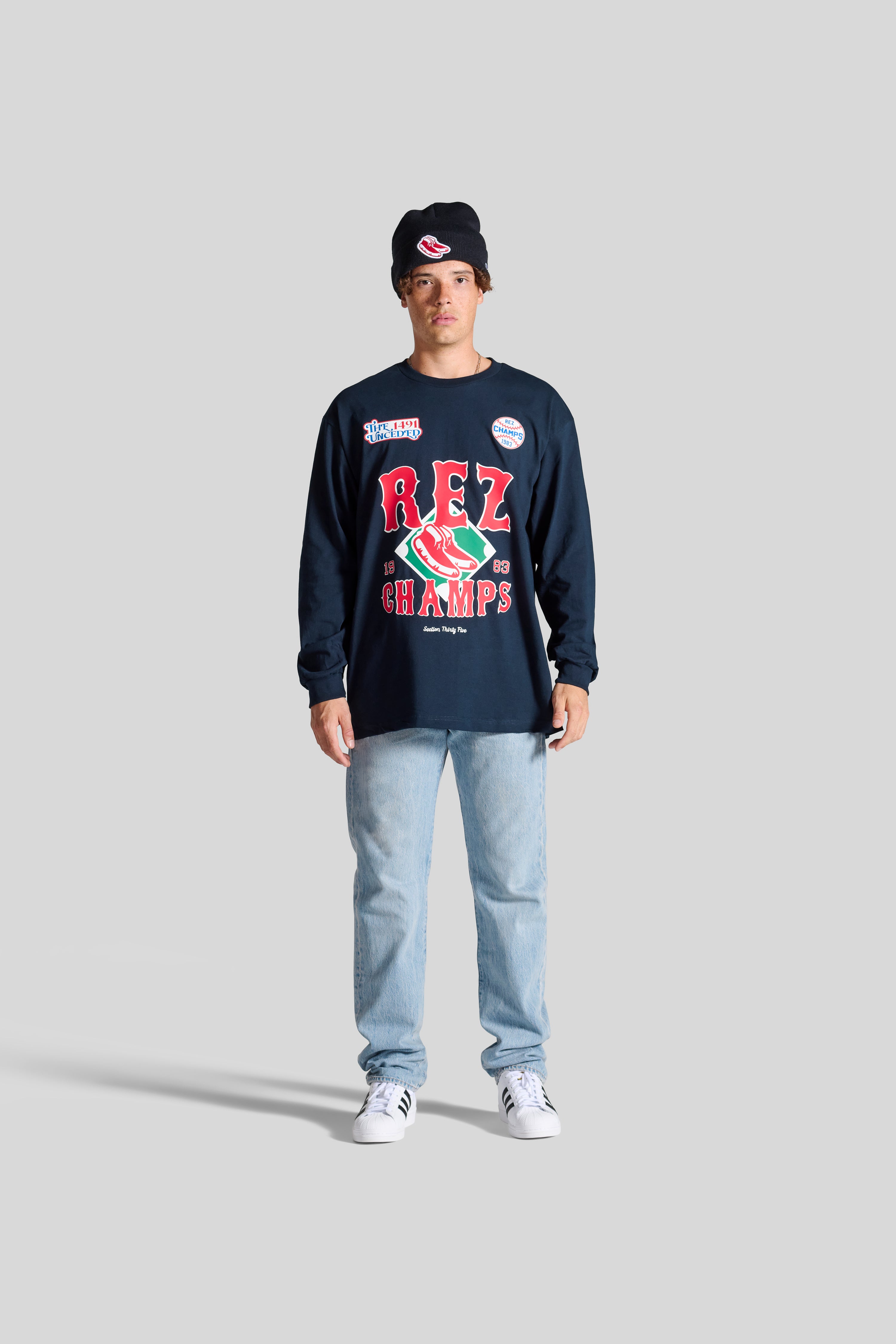 Rez Champs L/S - Navy