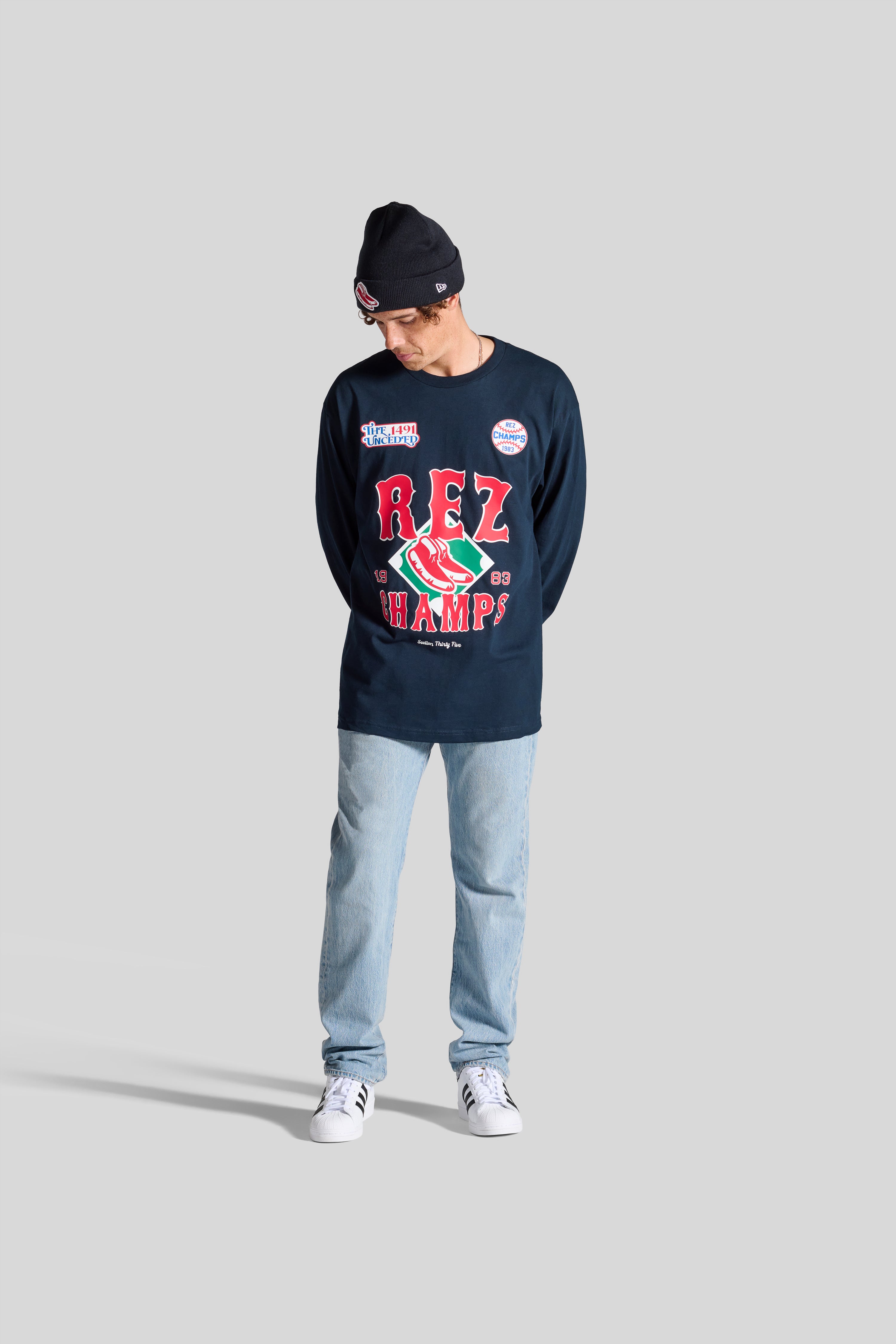 Rez Champs L/S - Navy