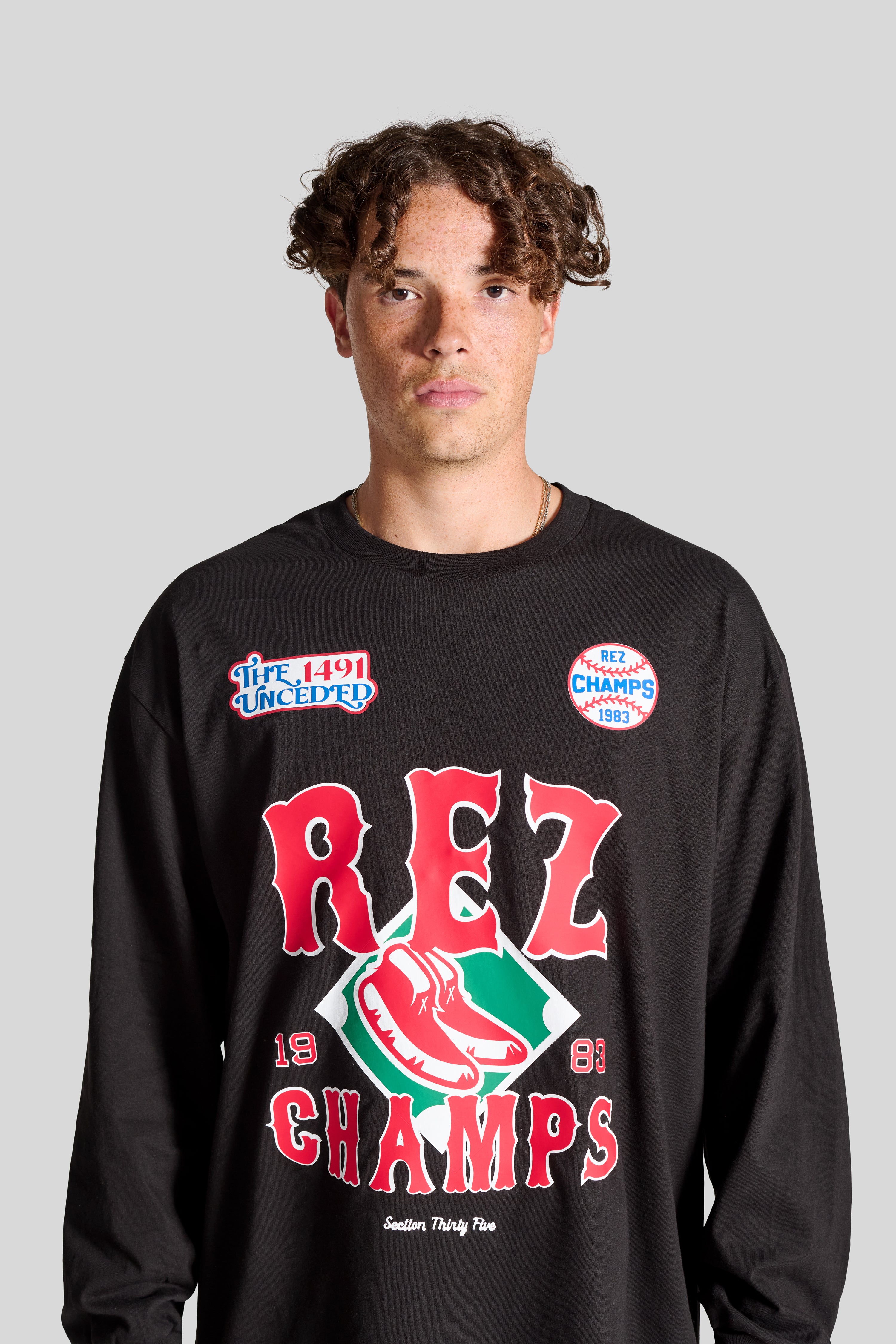 Rez Champs L/S - Black