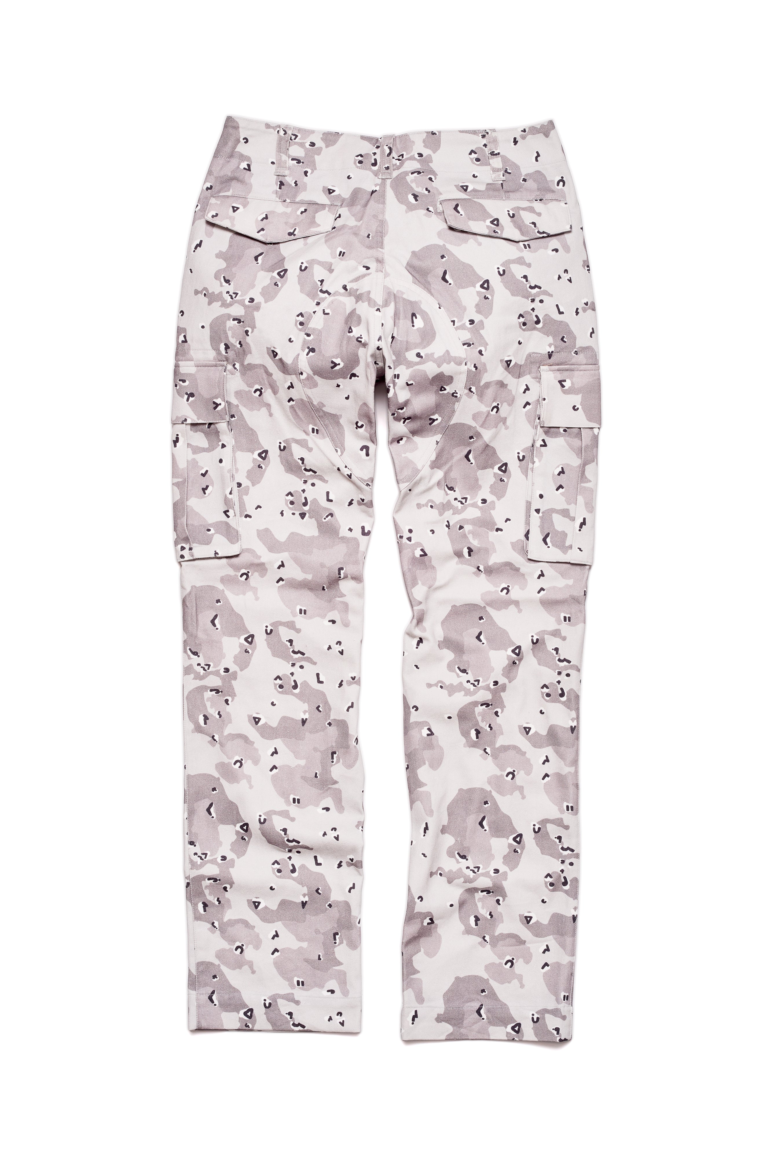 Standard Issue Cargo Pant - Monochrome Chocolate Chip Syllabic Camo