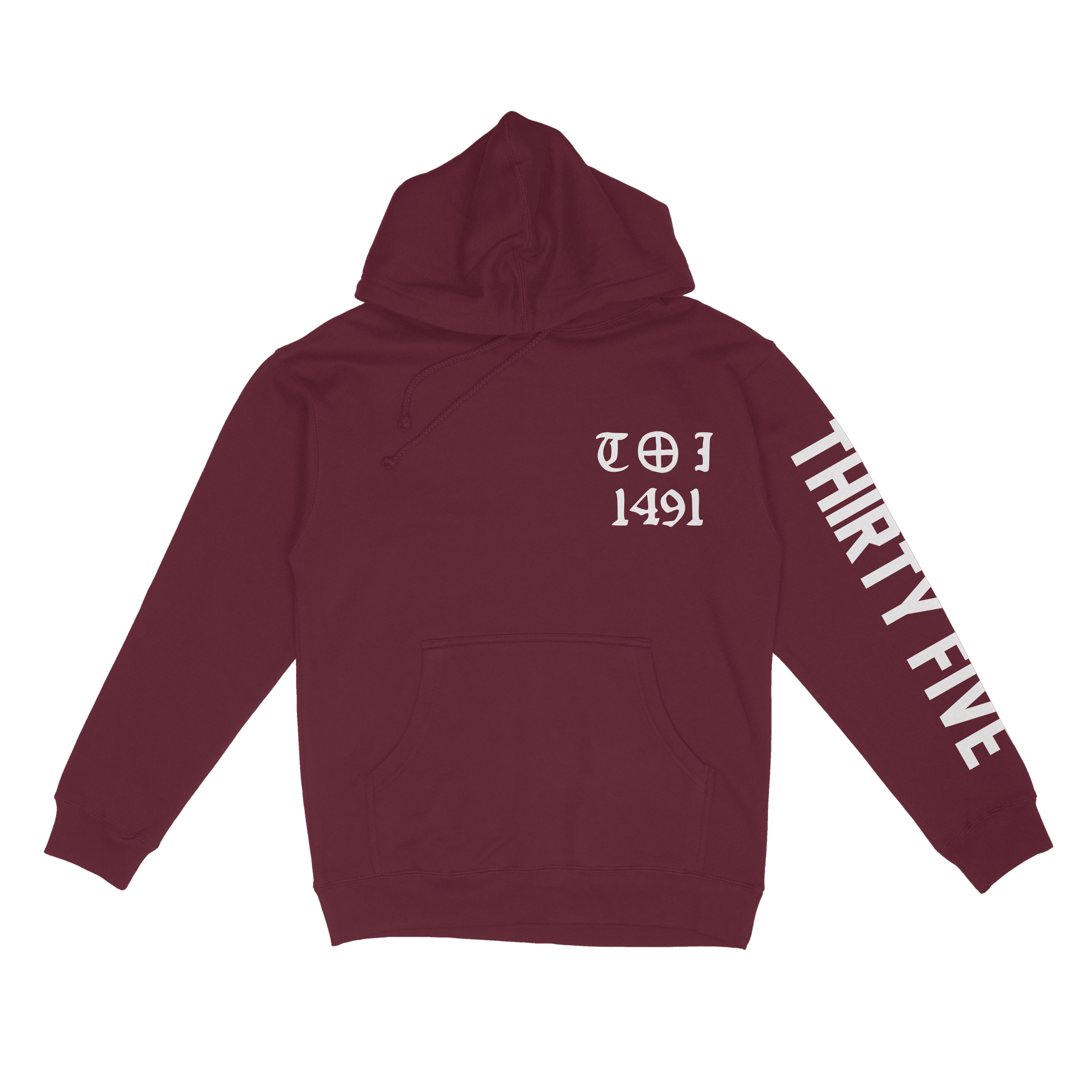 Title Shot Hoody - Maroon